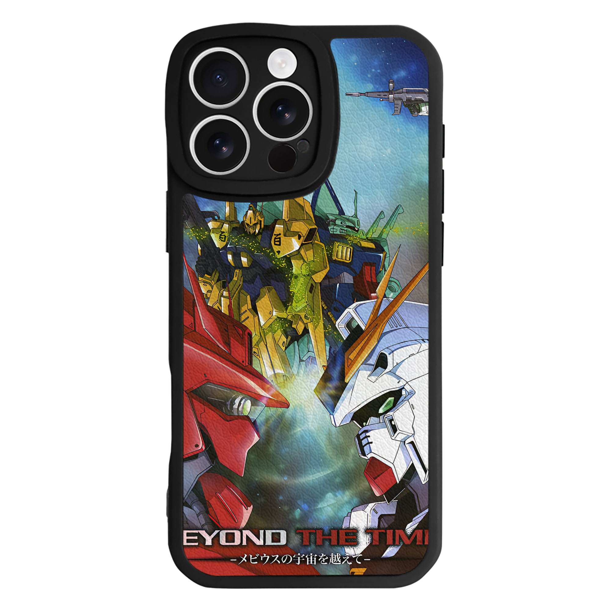 （画像用） 機動戦士ガンダム Mobile Suit Gundam 【iPhone 16シリーズ対応】シリコンスマホケース（レザー調） 材質：シリコン